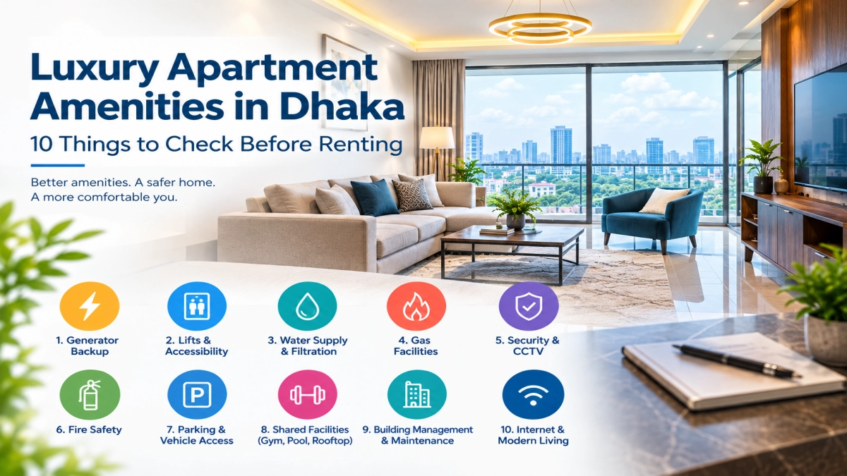 Luxury Apartment Amenities in Dhaka: 10 Things to Check | Aabason.com